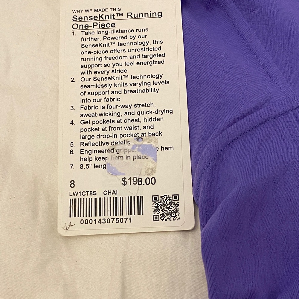 Lululemon Purple Athletic Jumpsuit - Picture 2 of 14